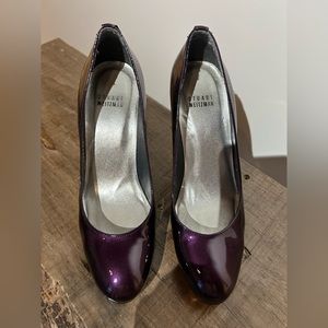 Stuart Weitzman Purple Patent Pump, size 7.5